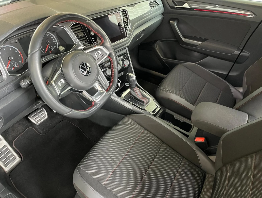 Gereinigd interieur van een Volkswagen T-Roc